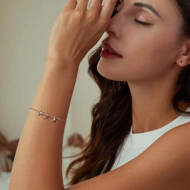 (image pour) Bracelet Étoile de Mer Style PANDORA - SCB275 - Afficher 7