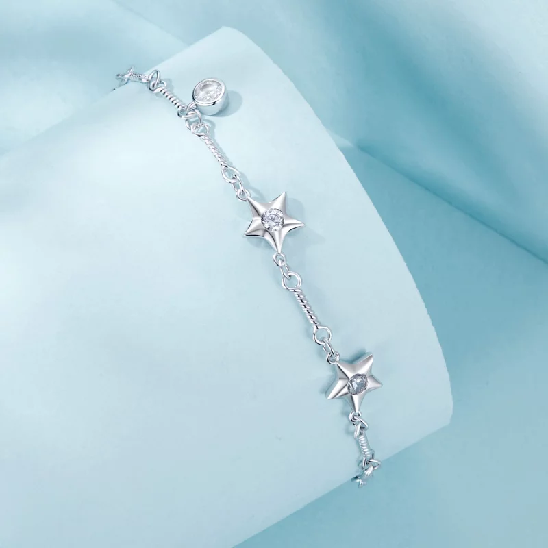 (image pour) Bracelet Étoile Style PANDORA - SCB278 - Afficher 2