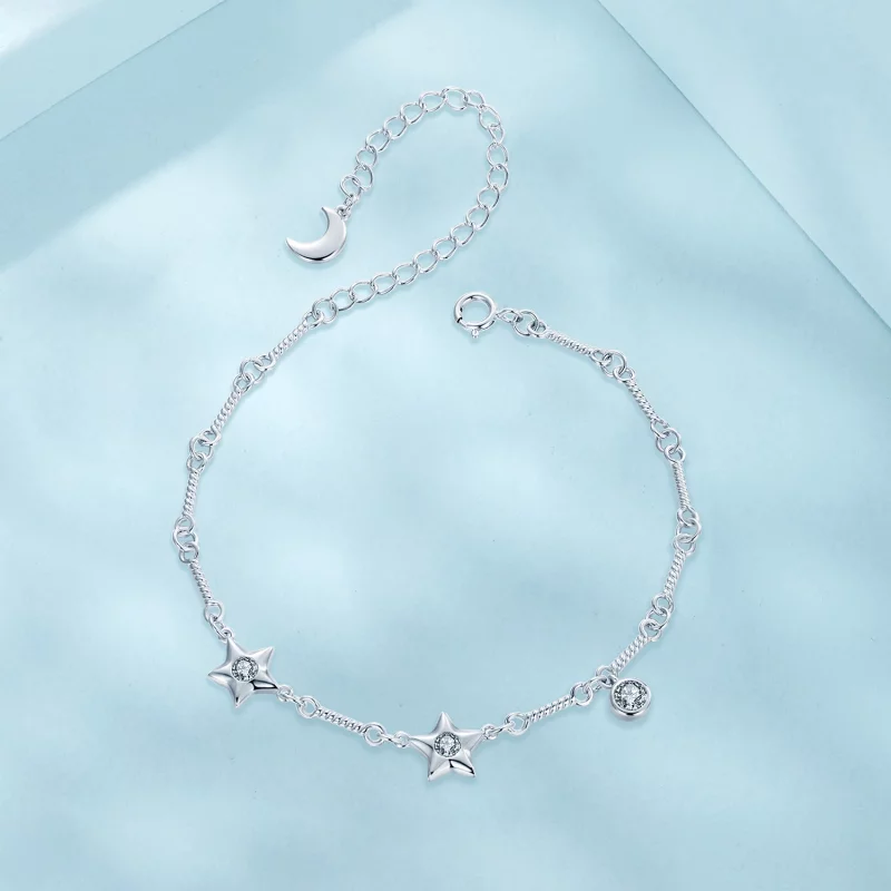 (image pour) Bracelet Étoile Style PANDORA - SCB278 - Afficher 3