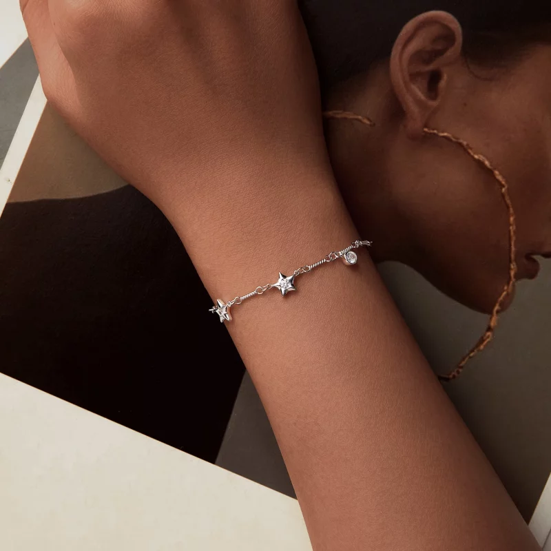 (image pour) Bracelet Étoile Style PANDORA - SCB278 - Afficher 4