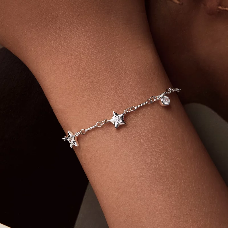 (image pour) Bracelet Étoile Style PANDORA - SCB278 - Afficher 7