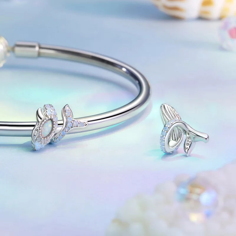 (image pour) Charme Baleine Bleue Style PANDORA - BSC1015 - Afficher 4