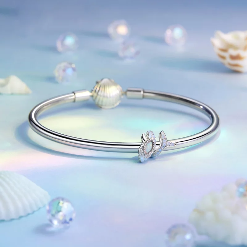 (image pour) Charme Baleine Bleue Style PANDORA - BSC1015 - Afficher 5