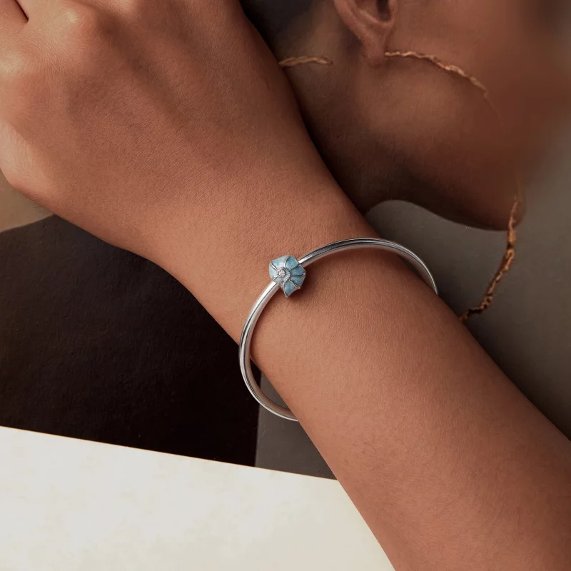 (image pour) Charme conque bleu style PANDORA - BSC1018 - Afficher 6