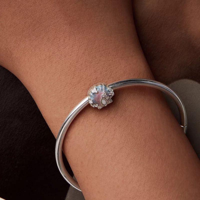 (image pour) Charme coquillage fantaisie coloré style PANDORA - BSC1017 - Afficher 7