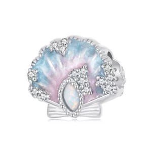 (image pour) Charme coquillage fantaisie coloré style PANDORA - BSC1017