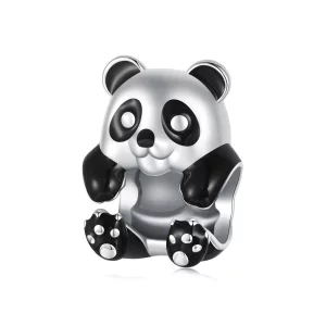 (image pour) Charme pendentif panda en argent sterling style PANDORA - SCC2811