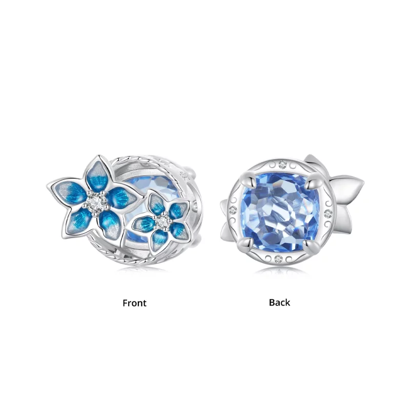 (image pour) Charme petite fleur de delphinium style PANDORA - BSC1029 - Afficher 3