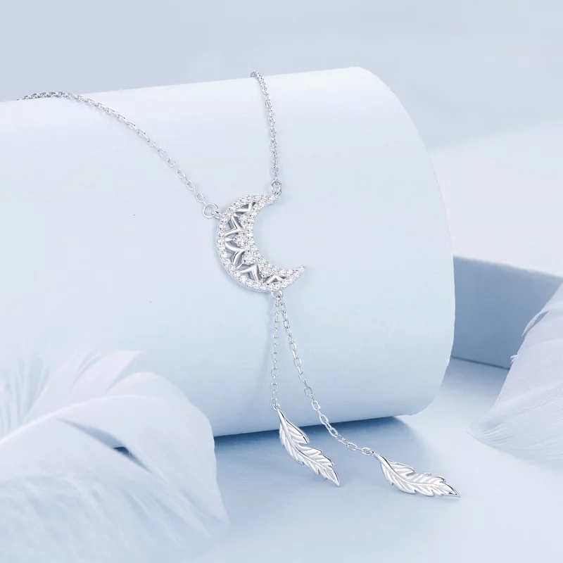 (image pour) Collier Attrape-Rêves Lune Style PANDORA - BSN390 - Afficher 2
