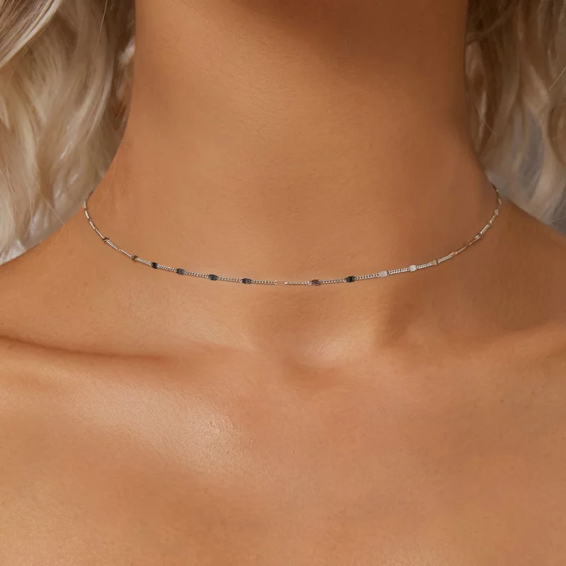 (image pour) Collier de base scintillant exquis de style PANDORA - SCA030 - Afficher 5