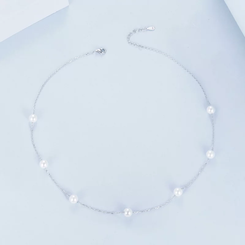 (image pour) Collier Gypsophile Style PANDORA - BSN389 - Afficher 3
