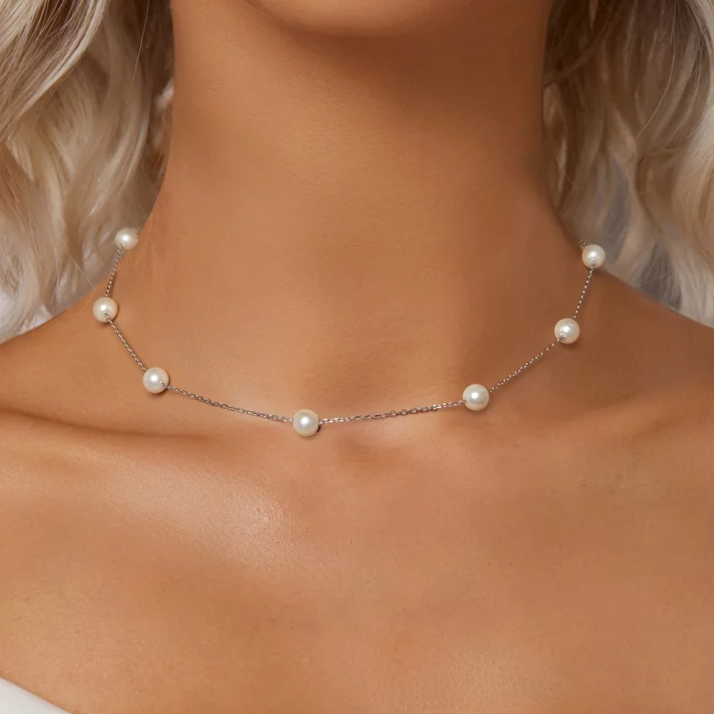 (image pour) Collier Gypsophile Style PANDORA - BSN389 - Afficher 6