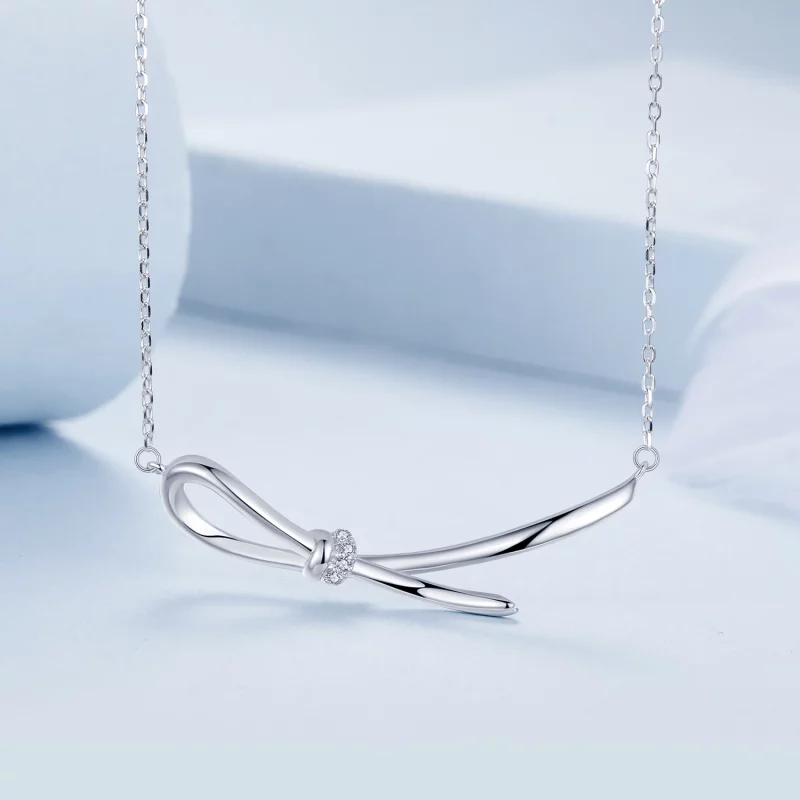 (image pour) Collier à nœud style PANDORA - BSN392 - Afficher 3