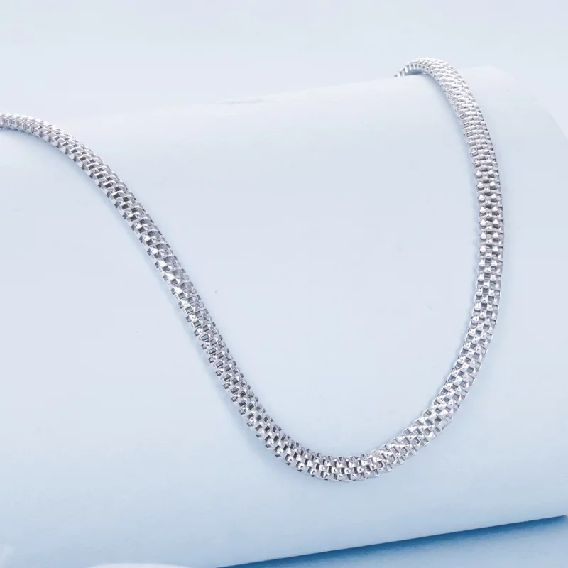 (image pour) Collier Tressé Style PANDORA - BSA009 - Afficher 2