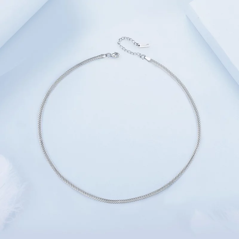(image pour) Collier Tressé Style PANDORA - BSA009 - Afficher 3