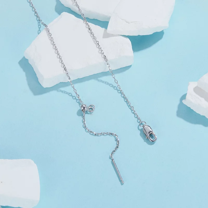 (image pour) Collier Turquoise Style PANDORA - BSN388 - Afficher 4
