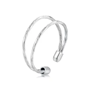 (image pour) PANDORA Style Bague double ouverte simple - SCR1026-E