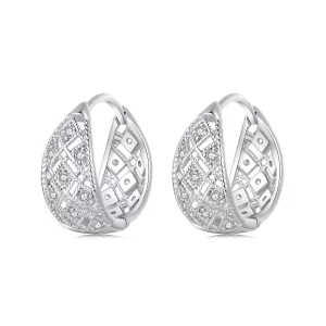 (image pour) PANDORA Style Boucles d'oreilles dentelle vintage - BSE1035