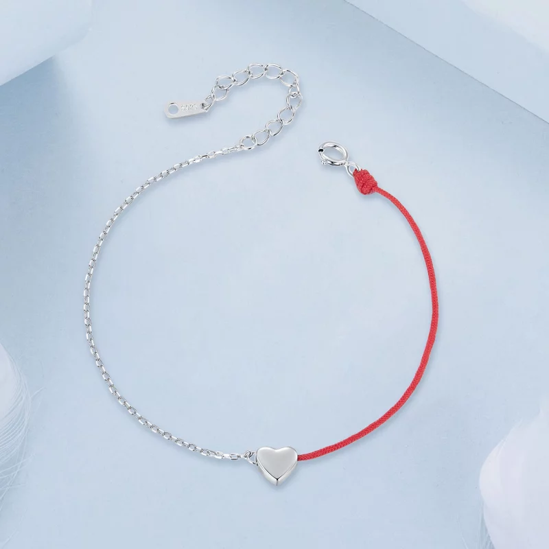 (image pour) PANDORA Style Bracelet en fil rouge de l'amour - BSB180 - Afficher 3