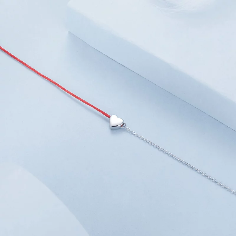 (image pour) PANDORA Style Bracelet en fil rouge de l'amour - BSB180 - Afficher 4