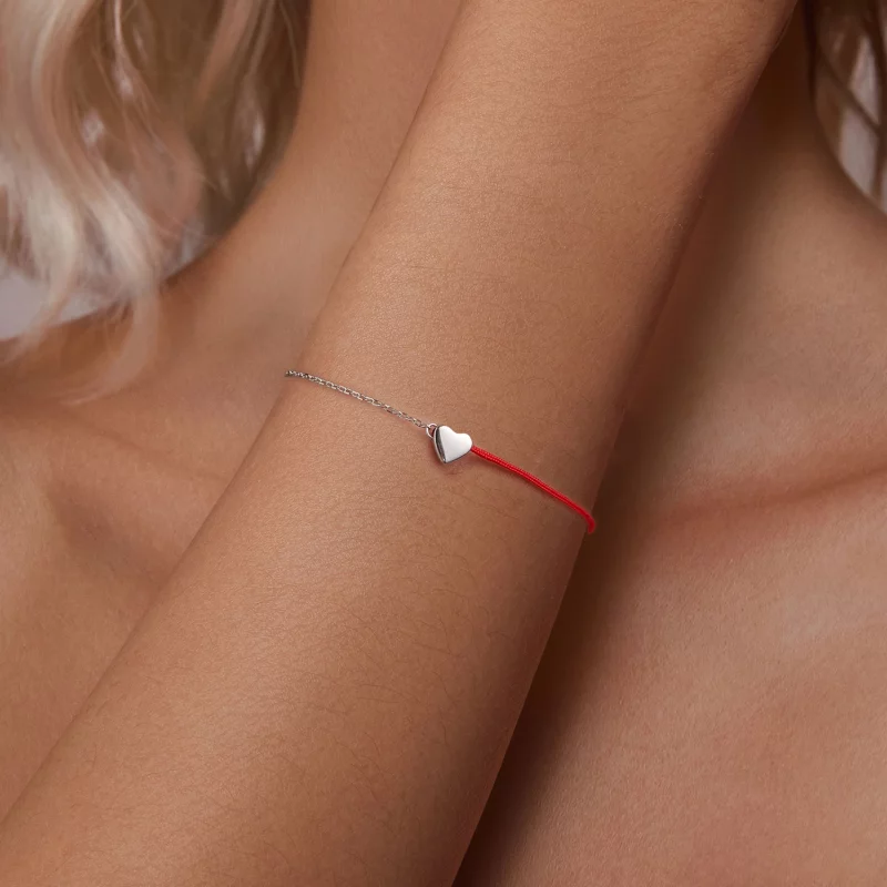 (image pour) PANDORA Style Bracelet en fil rouge de l'amour - BSB180 - Afficher 6
