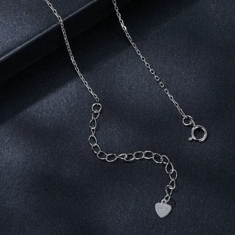(image pour) PANDORA Style Brilliant Beauty Collier en Moissanite 1ct (avec un certificat) - - Afficher 4