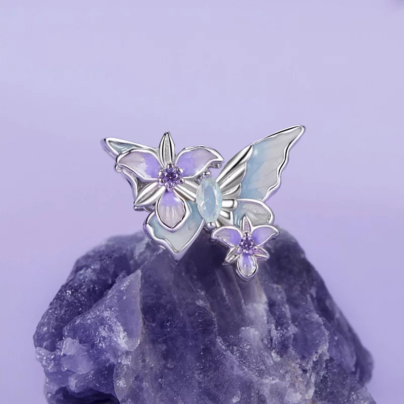 (image pour) PANDORA Style Charme Papillon Iris - BSC1030 - Afficher 2