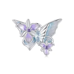 (image pour) PANDORA Style Charme Papillon Iris - BSC1030