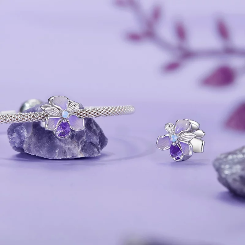 (image pour) PANDORA Style Charme Romantique Iris - BSC1031 - Afficher 4