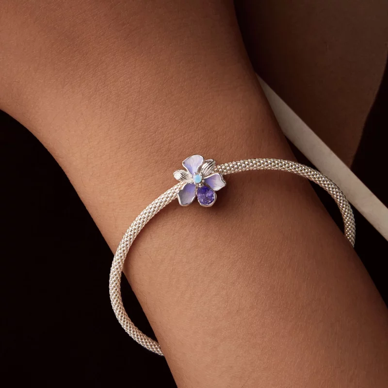 (image pour) PANDORA Style Charme Romantique Iris - BSC1031 - Afficher 7