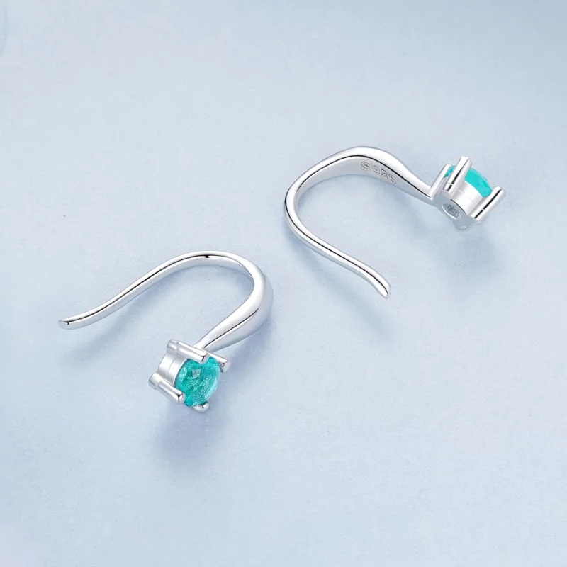 (image pour) PANDORA Style Crochets d'oreille verts - BSE1029 - Afficher 4