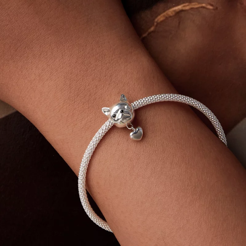 (image pour) PANDORA Style Love Bouledogue Français Pendentif - SCC2767 - Afficher 7
