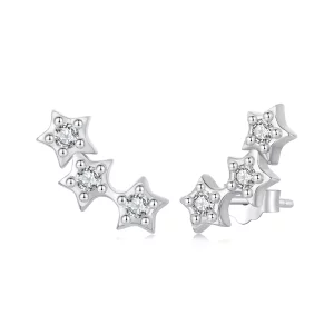 (image pour) PANDORA Style Star boucles d'oreilles - SCE1740