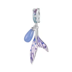 (image pour) Pendent de Sirène Lumineux Style PANDORA - SCC2800