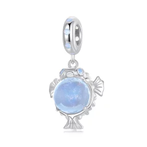 (image pour) Pendent Océan Souffleur Style PANDORA - SCC2798