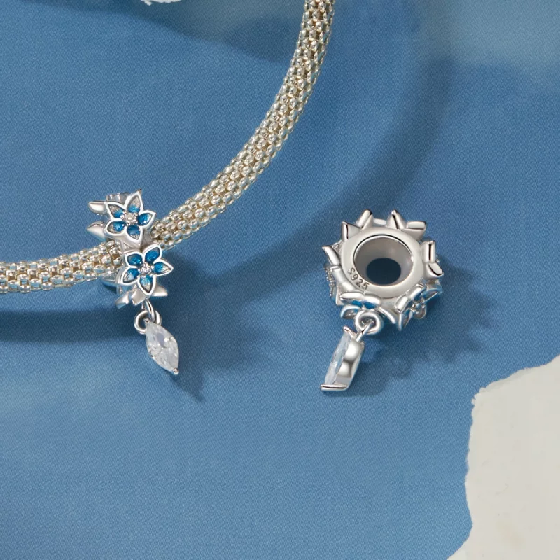 (image pour) Pendent petit delphinium style PANDORA - BSC1028 - Afficher 5