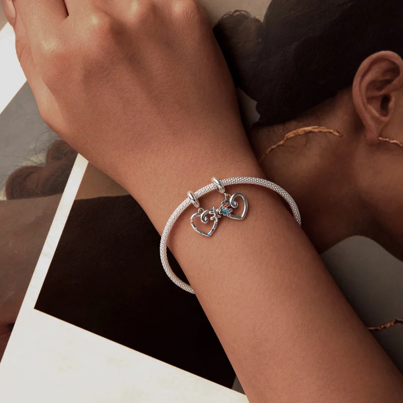 (image pour) Pendent Puzzle Cœur Style PANDORA - SCC2774 - Afficher 6