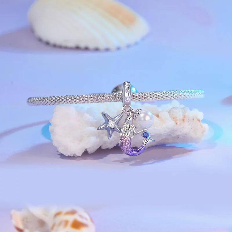 (image pour) Pendent Sirène Style PANDORA - SCC2768 - Afficher 3