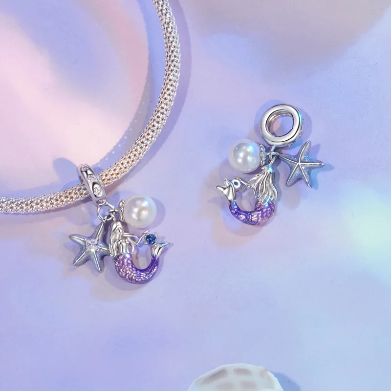 (image pour) Pendent Sirène Style PANDORA - SCC2768 - Afficher 4
