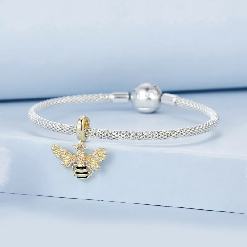 (image pour) PENDENTIF ABEILLE STYLE PANDORA - BSC1035 - Afficher 3