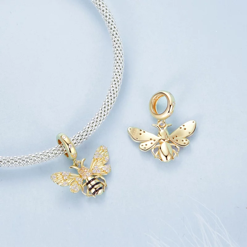(image pour) PENDENTIF ABEILLE STYLE PANDORA - BSC1035 - Afficher 4