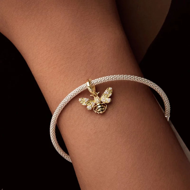 (image pour) PENDENTIF ABEILLE STYLE PANDORA - BSC1035 - Afficher 6