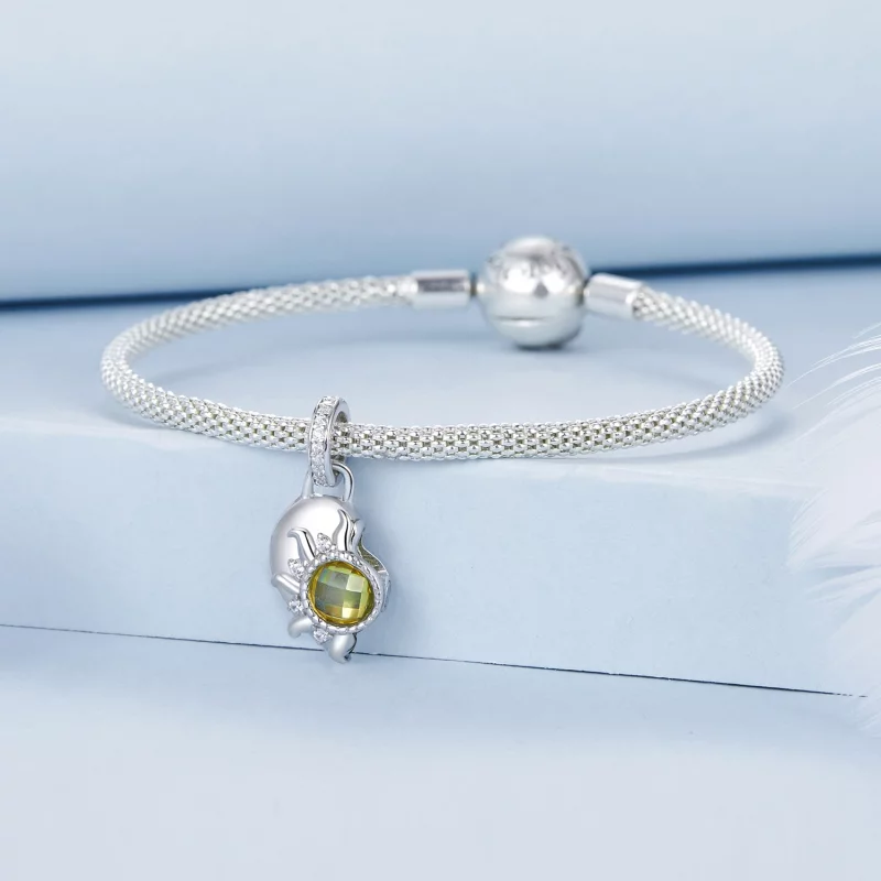 (image pour) Pendentif Amour Soleil et Lune Style PANDORA - BSC1034 - Afficher 10