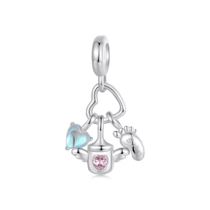 (image pour) Pendentif set de biberon bébé PANDORA Style - SCC2820