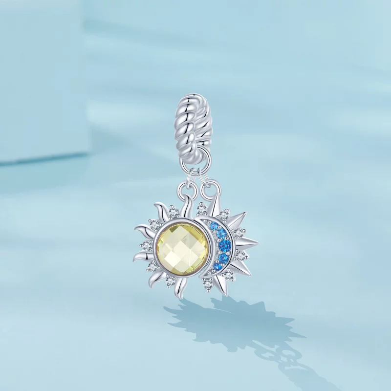 (image pour) Pendentif Style PANDORA Soleil et Lune - SCC2802 - Afficher 2