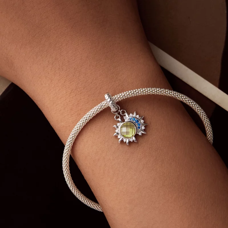(image pour) Pendentif Style PANDORA Soleil et Lune - SCC2802 - Afficher 6