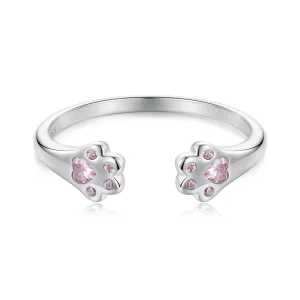 Bague ouverte PANDORA Style Griffe mignonne - SCR1050-E (image pour) Bague ouverte PANDORA Style Griffe mignonne - SCR1050-E