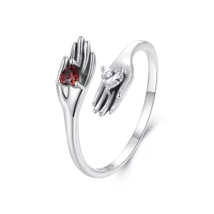 (image pour) Bague ouverte PANDORA Style Love and Sincerity Guardian - SCR1048-E