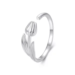(image pour) Bague ouverte style tulipe PANDORA - BSR599-E