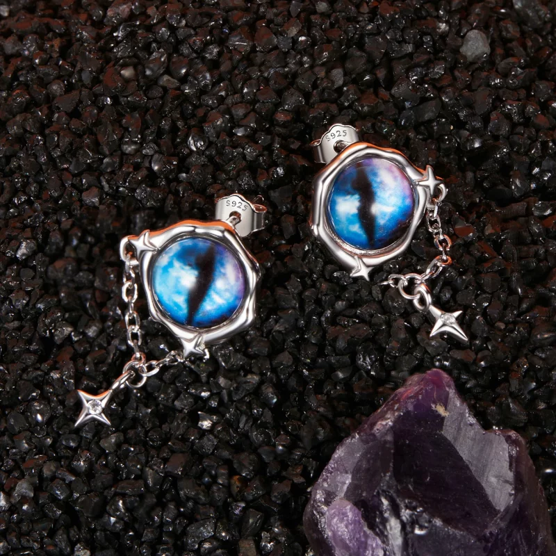 (image pour) Boucles d'oreille Œil du Diable PANDORA Style - BSE1092 - Afficher 4